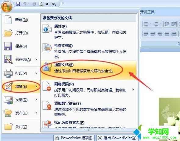 windows10系統(tǒng)下給PPT文件加密的步驟3