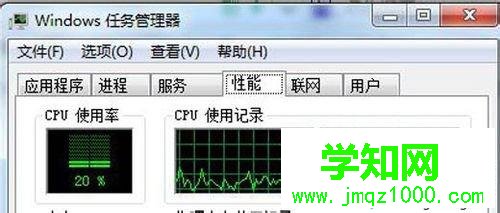 選擇”性能“ 選擇”性能“
