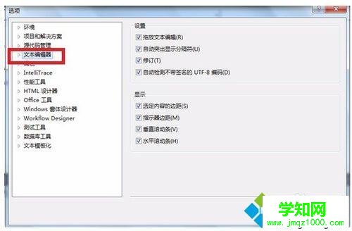 windows10系統下VS2010設置顯示行號的步驟3