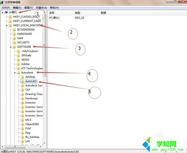 win7怎么刪除cad注冊(cè)表 win7怎么刪除cad注冊(cè)表