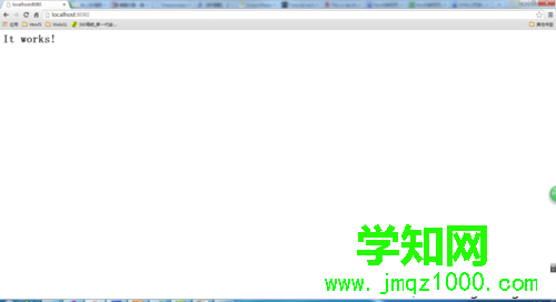 輸入localhost:8080, 輸入localhost:8080,