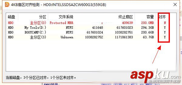 怎么看固態(tài)硬盤是否4k對齊 兩種查看SSD是否4K對齊的方法介紹 固態(tài)硬盤,4k對齊,怎么看ssd是否4k對齊,固態(tài)怎么看4k對齊