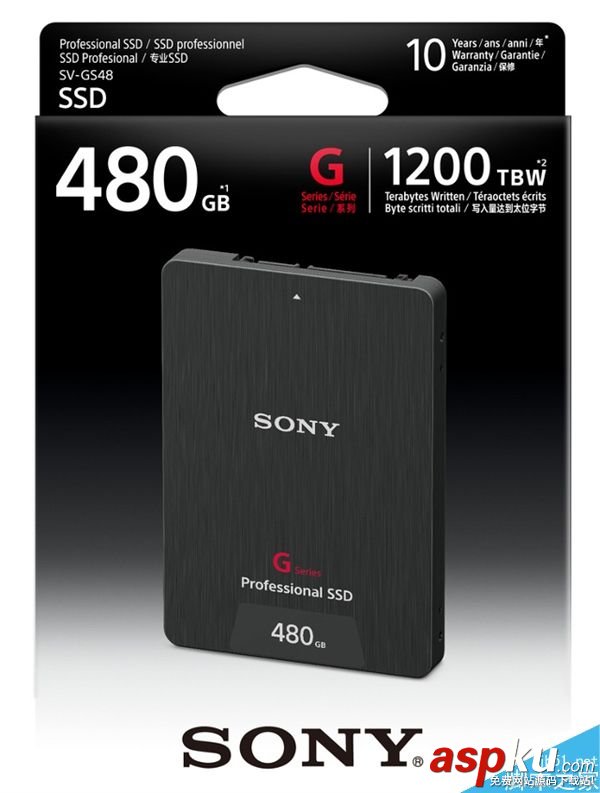 索尼發布G系列專業SSD固態硬盤:SATA3接口 索尼,SSD,固態硬盤