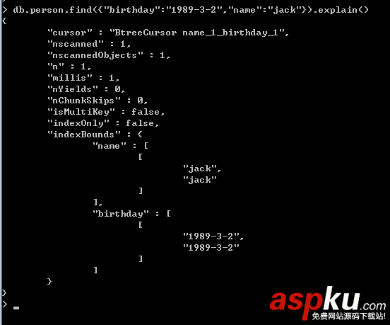 8天學會MongoDB——第四天 索引操作 MongoDB,索引操作