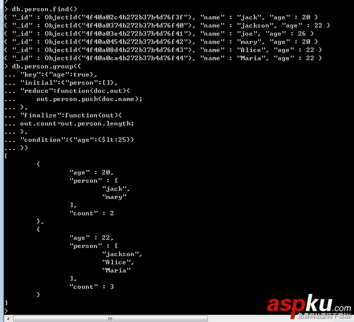 8天學會MongoDB——第三天 細說高級操作 MongoDB