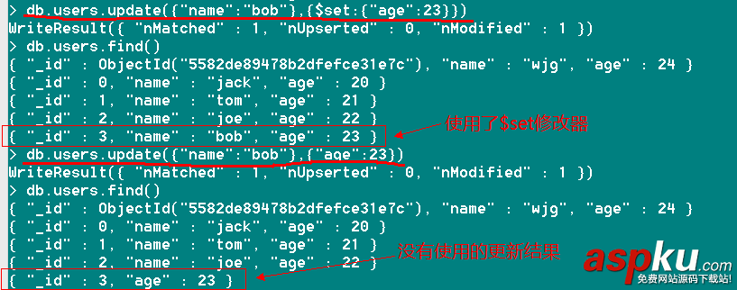 MongoDB的創建、更新和刪除 MongoDB,創建,更新,刪除