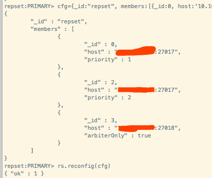 MongoDB,仲裁節點