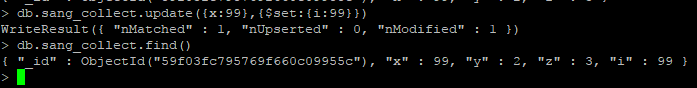 mongodb,更新文檔,文檔,更新內(nèi)嵌文檔