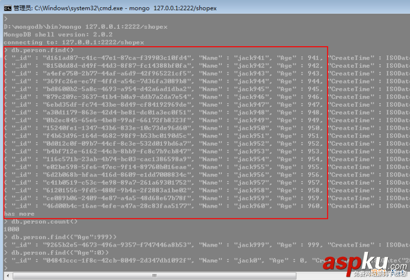 MongoDB入門教程之C#驅(qū)動(dòng)操作實(shí)例