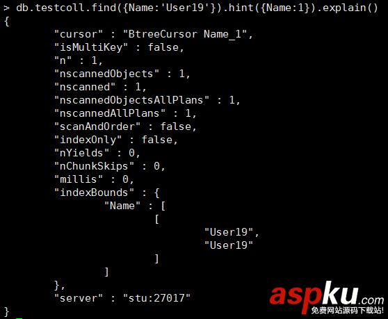 MongoDB數據庫中索引(index)詳解 數據庫索引詳解,mongodb,index詳解,索引