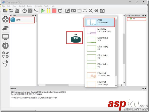 使用GNS3和Cisco IOU搭建路由交換實驗之使用篇 GNS3,Cisco,IOU