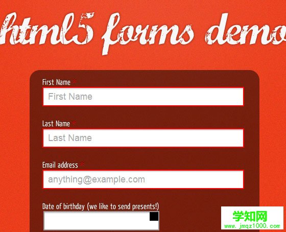 Fun with HTML5 Forms