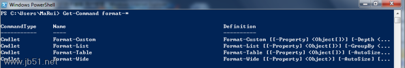 PowerShell,對(duì)象,格式,參數(shù)