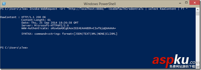 使用HTTP api簡單的遠程執行PowerShell腳本 HTTP,api,遠程執行,PowerShell,腳本
