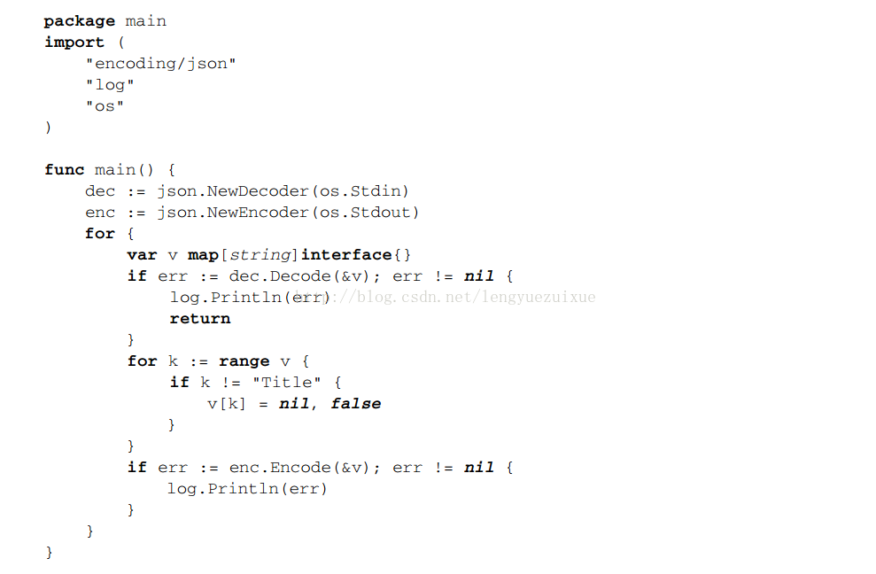 Go語(yǔ)言,JSON