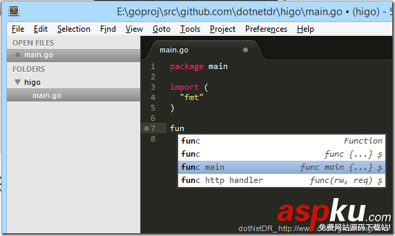 golang,Sublime Text,開發(fā)調(diào)試環(huán)境