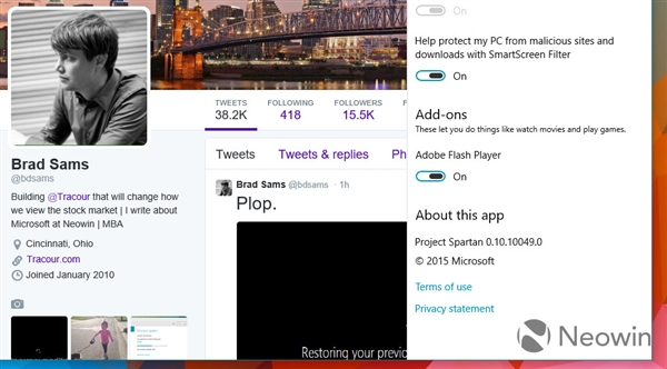 IE繼任者！斯巴達瀏覽器細節圖賞