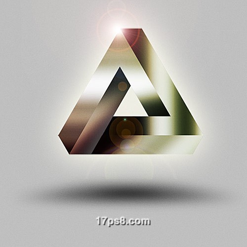 ps設(shè)計實(shí)例-打造不可能三角