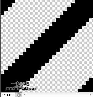 Photoshop彩色斜紋文字特效