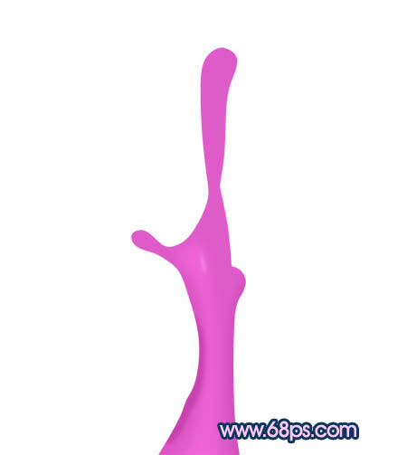 ps設計實例-彩色3D液體制作