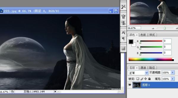 Photoshop根據(jù)圖片場景摳出美女圖片
