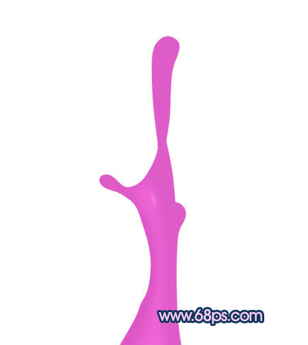 ps設計實例-彩色3D液體制作