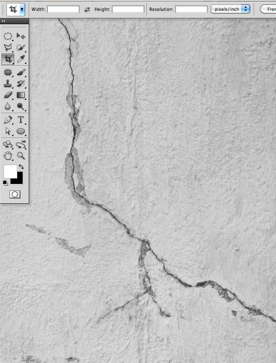 Photoshop制作美女面部的裂紋