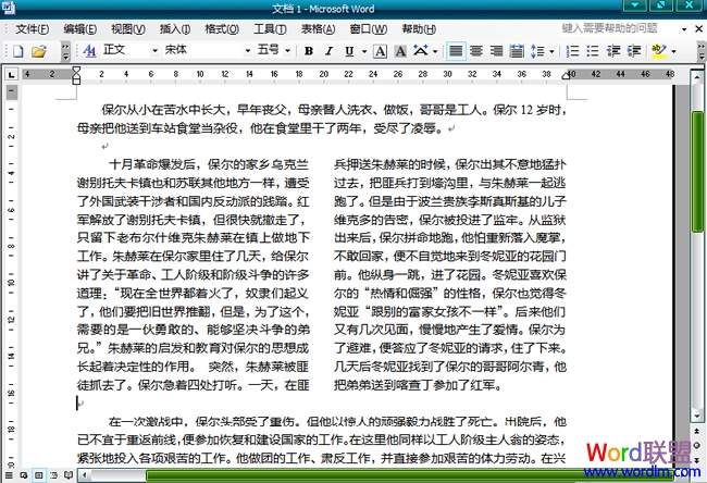 在Word2003文檔中怎么分欄