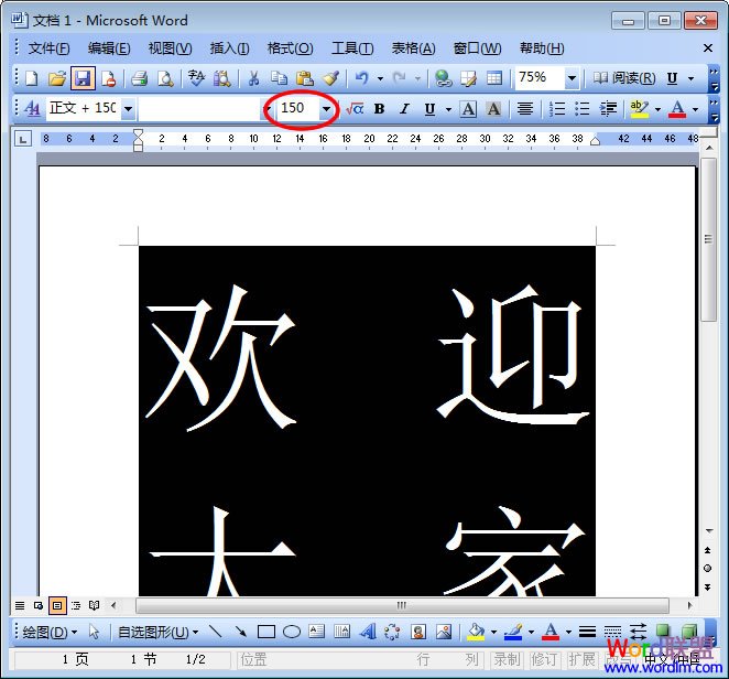 Word2003文檔怎么放大字體 讓它無限放大