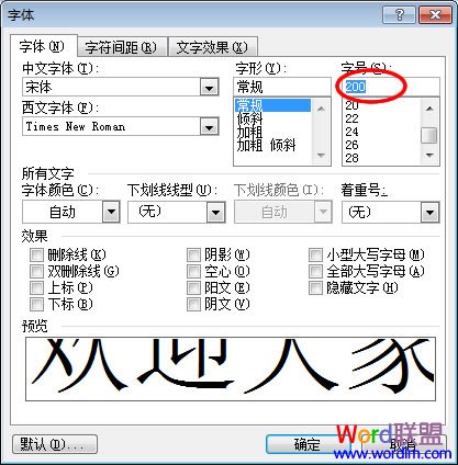Word2003文檔怎么放大字體 讓它無限放大