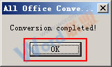 轉換完成