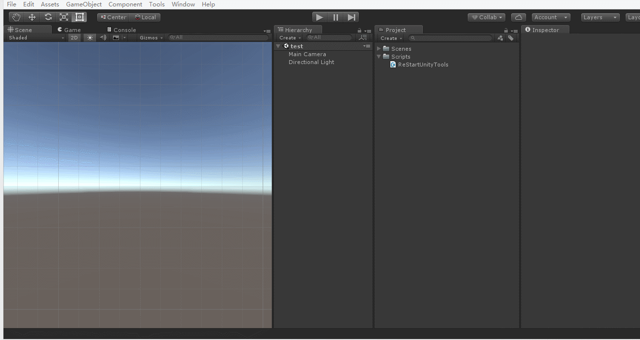 Unity編輯器下重啟的方法 Unity編輯器,重啟