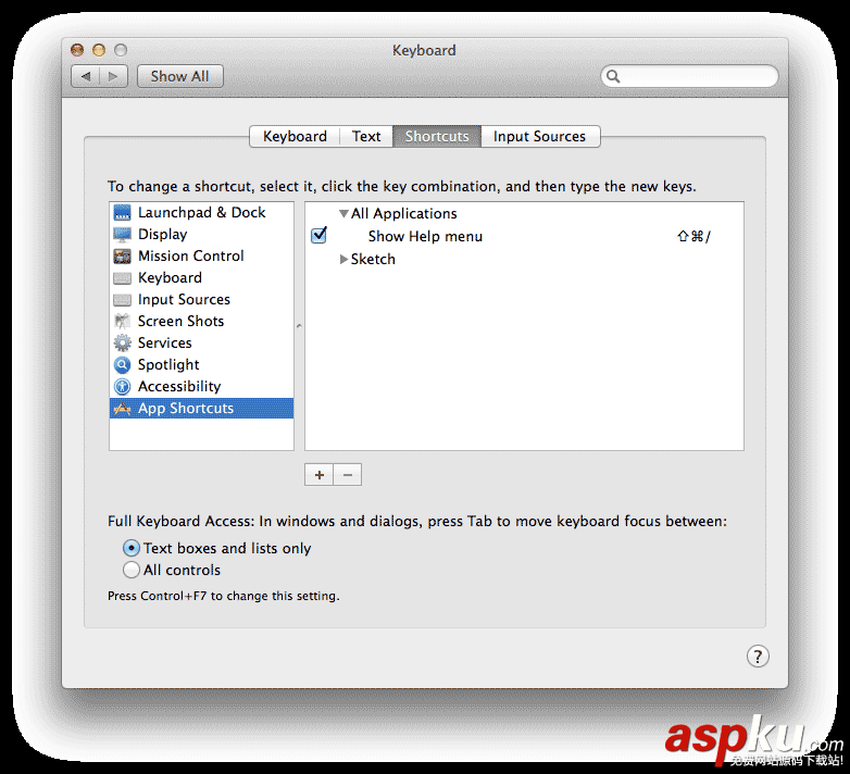OS X 自定義應(yīng)用快捷鍵和Sketch自定義快捷鍵的方法分享 自定義,應(yīng)用快捷鍵