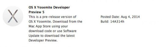os x yosemite dp5下載地址 os x 10.10 dp5更新內(nèi)容 osx,yosemite,dp5