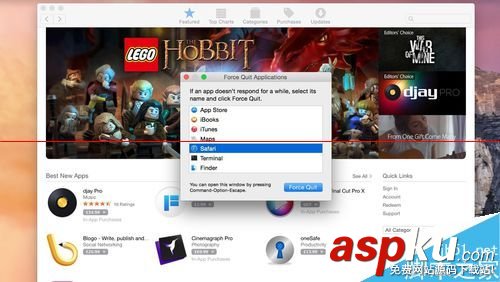 蘋果Mac系統中的應用程序怎么強制退出? mac系統強制退出程序,蘋果系統強制退出,mac,強制退出,蘋果ma