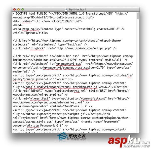 MAC如何使用文本編輯修改HTML文件不讓頁面亂 MAC,文本編輯,HTML