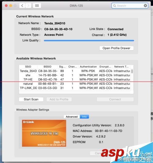 mac OSX10.10上安裝 RT3070芯片USB無線網卡的教程 macOSX10.10,無線網卡
