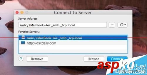 蘋果Mac系統怎么添加常用服務器? mac,連接服務器,ftp,服務器