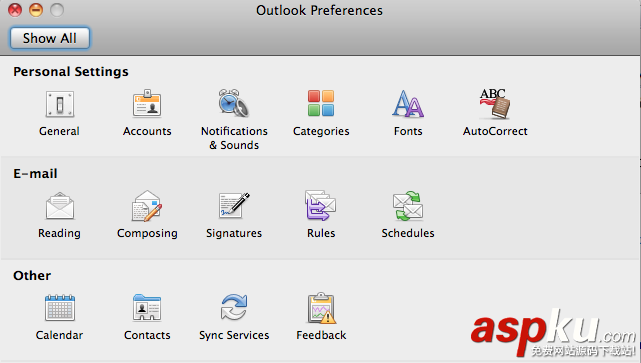 Mac outlook設(shè)置郵件簽名的圖文步驟 Mac,outlook