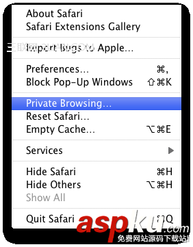 MAC使用快捷鍵快速開啟和關閉Safari私密瀏覽模式你懂的 Safari,私密瀏覽模式,MAC
