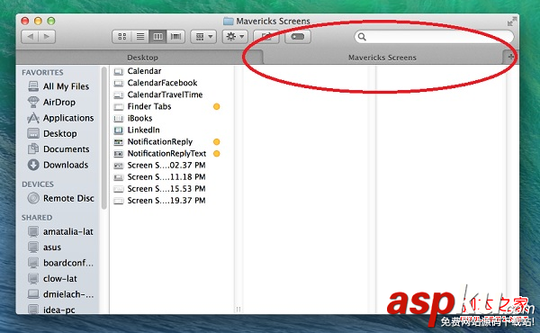 Mac OS X Mavericks的Finder打開不同標簽的操作步驟 Mavericks,Finder,標簽,MacOSX