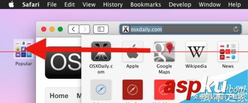 蘋果OSX上怎么移除Safari 標簽頁的瀏覽記錄圖標? safari切換標簽快捷鍵,safari標簽切換,safari雙擊關閉標簽