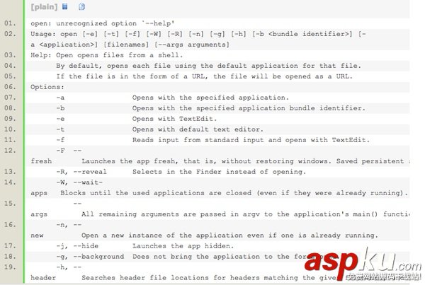 蘋果Mac os系統中在終端下打開APP應用程序方法介紹 Mac,終端,APP應用程序