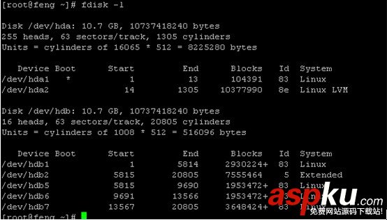 linux命令,磁盤查看命令