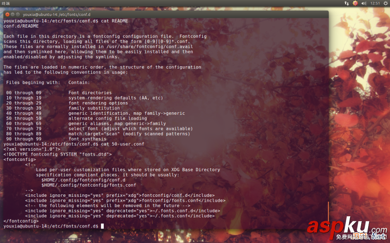 Linux折騰記(五):在Ubuntu 14.10中使用Windows字體 Linux折騰記,Ubuntu,14.10,使用Windows字體