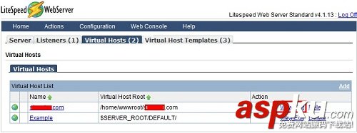LiteSpeed,虛擬主機,htaccess