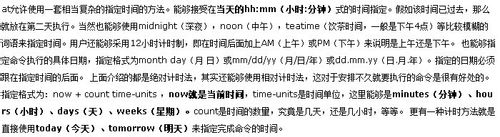 linux計劃任務,at命令