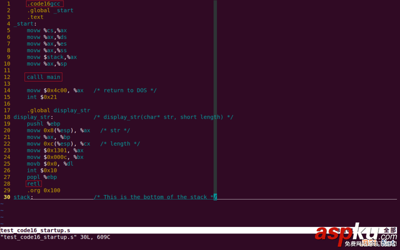 Linux折騰記,使用GCC,GNU,Binutils,x86實(shí)模式,運(yùn)行的16位代碼
