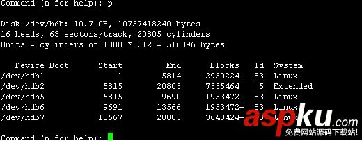 linux,磁盤分區