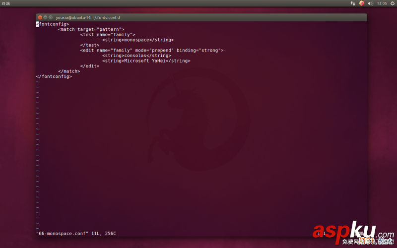Linux折騰記(五):在Ubuntu 14.10中使用Windows字體 Linux折騰記,Ubuntu,14.10,使用Windows字體
